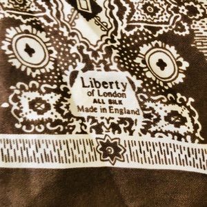 Liberty London silk scarf